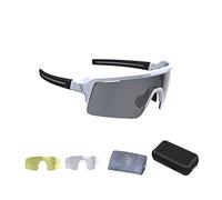 BBB Cycling Fuse BSG-65, Unisex-Adult, Bianco Opaco, One Size