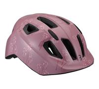 BBB Cycling Hero Kids, Bici, Casco di Sicurezza per Bambini, Riflettente, Rete per Insetti, Eroe, BHE-172, Palme Rosa, S (46-52 cm) Unisex-Youth, Pink Palmtrees, S (46-52cm)