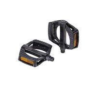 BBB Cycling Pedali Per Bici Da Città Flat 9/16" Con Riflettori In Alluminio Durevoli e Leggeri Antiscivolo Per Biciclette Urbane ed Elettriche ErgoRide BPD-46