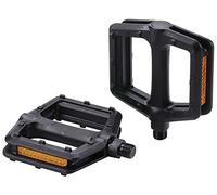 BBB Cycling - Pedali piatti in alluminio per MTB e MTB elettriche. Asse 9/16". Colore Nero - Modello TrailRide BPD-35
