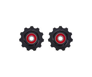 BBB Deragliatore in ceramica 11-T Shimano Jockey Wheels Shimano, SRAM e Campagnolo, pulegge compatibili con cuscinetti in ceramica a 9-10 e 11 velocità RollerBoys BDP-12