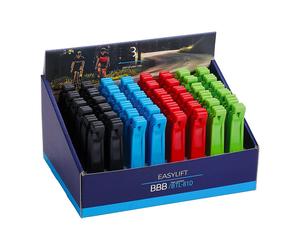 BBB EASYLIFT Display Box (48 pz x 3 Leve) Démonte-pneus Mixte, Noir/Bleu/Rouge/V