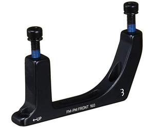 BBB FM TO PM-160MM, Adattatore POWERMOUNT Forcella Anteriore Unisex Adulto, Nero, Unica