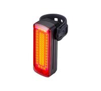 BBB Luce per bicicletta ricaricabile USB ad alta visibilità, impermeabile, per mountain bike, bici da città, bici da strada, luce posteriore Easy Mount Signal Pro BLS-168, nero