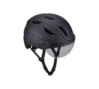BBB Move Faceshield, Casco da Bicicletta Unisex-Adulto, Nero Opaco, M