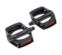 BBB Cycling Pedali Per Bici Da Città Flat 9/16" Con Riflettori In Alluminio Durevoli e Leggeri Antiscivolo Per Biciclette Urbane ed Elettriche ErgoRide BPD-46