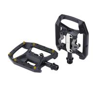 Coppia di pedali bbb dualchoice trail semi automatic matte black