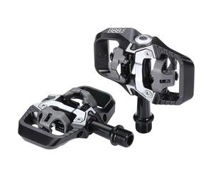 BBB - Pedali per bicicletta TrailMount, colore: Nero opaco, 90 x 60 mm