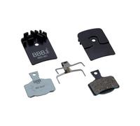 Bbb Discstop Coolfin Magura Mt2/4/6/8 Organic Disc Brake Pads Argento
