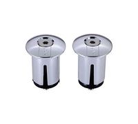 BBB Screwon BHT-96 2.929.779.609 - Terminali per Nastro Manubrio, Cromo, 2 Pezzi
