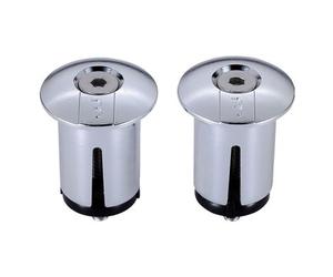 Bbb screwon silver handlebar end