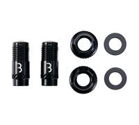 BBB BTI-165 - Tappo per valvola per bicicletta, compatibile con valvole Presta, si gonfia con aria mentre è acceso, gestione della pressione dell'aria confortevole, nessun adattatore dedicato, nero