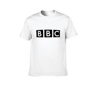 BBC Logo Mens Short Sleeve White S
