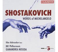 Dmitri Shostakovich Words of Michelangelo (Noseda, Bbc Philharmonic) (CD) Album