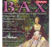 Arnold Bax Concertante for Piano (Left Hand) and Orchestra (Handley) (CD) Album