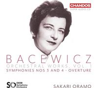 Grazyna Bacewic Bacewicz: Orchestral Works: Symphonies Nos. 3 and 4/Overtur (CD)
