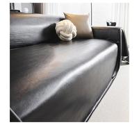 BBEQRVV Copridivano Beige Impermeabile, Copridivano in Similpelle for Cani, Copridivano Componibile Antiscivolo for Cani, Protezione for Mobili(Schwarz,180x230cm/71x91in)