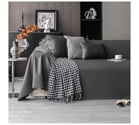 BBEQRVV Copridivano Impermeabili in Pelle PU, Copridivano Vintage in Ecopelle for Cani Gatti, Fodera for Divano Antiscivolo, Protezione for Mobili for Animali Domestici(Dark Gray,180x230cm/71x91in)
