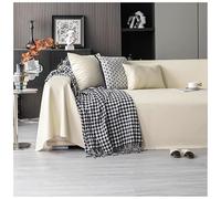 BBEQRVV Copridivano Impermeabili In Pelle PU, Copridivano Vintage In Ecopelle For Cani Gatti, Fodera For Divano Antiscivolo, Protezione For Mobili For Animali Domestici(Beige,180x130cm/71x51in)