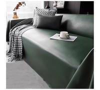 BBEQRVV Copridivano Impermeabili in Pelle PU, Copridivano Vintage in Ecopelle for Cani Gatti, Fodera for Divano Antiscivolo, Protezione for Mobili for Animali Domestici(Green,180x200cm/71x79in)
