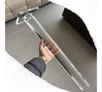 BBERHFNFZK 70cm Gamba per Tavolo Trasparente 90cm 50cm Piedini per Mobile in Acrilico 60cm Gamba di Ricambio per Tavolino Rotondo 80cm Piedini Fai da Te(6 * 70cm)
