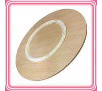 BBERHFNFZK Grande Tavolo Da Pranzo Piatto Di Servizio 100 90 80cm Lazy Susan Giradischi In Legno Per Piano Del Tavolo 60 70cm Vassoio Girevole Per Uso Domestico, Gira Dolcemente(Natural wood color,50c