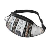 BBEXJIGY Marsupio multifunzione con stampa del ponte di Brooklyn, il tuo buon compagno per escursioni, viaggi e corsa, nero, Taglia unica