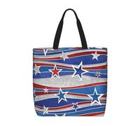 BBEXJIGY Patriotic Stars Stripes Independence Day Print - Borsa tote portatile da donna, grande, per spiaggia, viaggi, palestra | borsa estiva