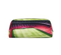 BBEXJIGY Satdium - Borsa multiuso con stampa di campo da calcio per lo stadio di calcio, borsa per il trucco da viaggio, ufficio, piccoli oggetti, argento, taglia unica