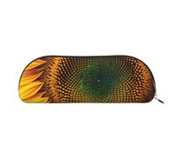BBEXJIGY You Are My Sunshine - Mini custodia per matite per sopracciglia e piccoli oggetti essenziali con stampa girasole, Oro, Taglia unica