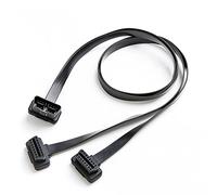 bbfly -B4 OBD II OBD2 16 Pin Splitter Estensione 1 x Maschio e 2 x Femmina Adattatore Cavo di Prolunga (30cm)