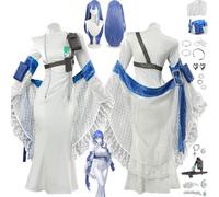 bbganlian NIKKE The Goddess of Victory Arcana Costume Cosplay Vestito Personaggio del Gioco Uniforme Set Completo Halloween Festa Carnevale Dress Up Suit con Parrucca per Donne (L)