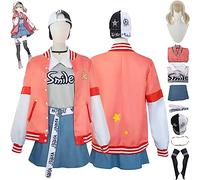 bbganlian Project Sekai Colorful Stage Azusawa Kohane Cosplay Costume Vestito Personaggio del gioco Uniforme Set Completo Halloween Carnevale Dress Up Suit con Parrucca per Donne (M)