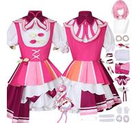bbganlian Project Sekai Colorful Stage Cosplay Costume Vestito Ootori Emu 3 Anniversario Uniformi Set Completo Halloween Festa Carnevale Dress Up Suit con Parrucca per Donne (S)