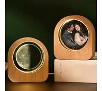 BBGDP Luce Notturna In Cristallo Personalizzata For Coppie, Con La Tua Foto E Cornice In Legno, Regalo Romantico For Moglie, Marito, Fidanzata, Fidanzato, Anniversario Di Matrimonio, San Valentino