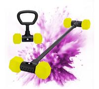 BBGuards Adattatore per manubri a barra e manubrio russo. Convertitore di manubri in kettlebell e barra con manubri a doppio uso per fitness a casa. Set di grip e barra di giunzione per manubri