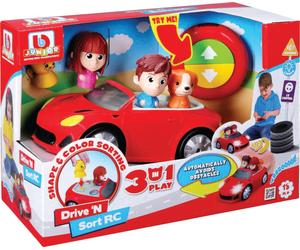 BBJunior Drive 'N Sort RC - 3-in-1 Play 22 cm (I/R Control) - 1 pz.