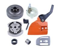 BBKAVULYX Kit Pompa Olio, Coperchio pignone Freno Catena, Tamburo Frizione, for Motosega 136 137 141 142, Protezione Impugnatura, Piastra Barra ingranaggio a Vite Senza fine