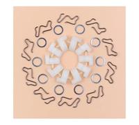 BBKAVULYX Kit rondella Elastica for nottolino di avviamento a Strappo da 10 Pezzi for S-IHL 017 018 MS170 MS180 MS260 MS270 MS290 MS310 MS340 MS360 MS390