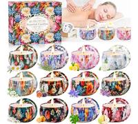 BBLTIFF Candele Profumate, 12 Pezzi Set Candele Profumate, Candele Decorative, Candela Profumata Regalo Cera di Soia Naturale, per Bagno, Matrimonio, Yoga, Natale, Regali di Compleanno (12 Profumi)