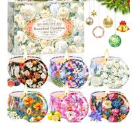 BBLTIFF Set di Candele Profumate, 6 Pezzi, Candele Decorative, Candela Profumata Regalo Cera di Soia Naturale, per Bagno, Matrimonio, Yoga, Natale, Regali di Compleanno (6 Profumi)