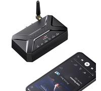 bbluetooth Audio Adapter - Transmitter Receiver, Wireless Audio Receiver | Noise Cancelling Wireless Music Receiving For Smart Phones Tablets