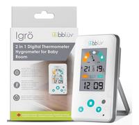 bblüv - Igrö - Termometro e igrometro digitale 2 in 1 termometro interno per camera del bambino - accurato monitoraggio della temperatura di umidità con display LCD-indicatore di comfort - funzione