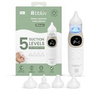 bblüv Rinö Pro Aspiratore Nasale Elettrico per Neonati con 5 Livelli