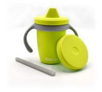 BBLÜV Sippy Küp bicchiere salvagoccia Lime 4m+ 1 pz