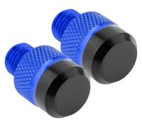 BBMZSM 1pair M10 X 1.25 Clockwise CNC Mirror Hole Plug 10mm Rearview Screws Compatible with Motorcycle Scooters Electric Bicycles Tricycles .D27