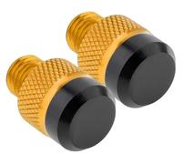 BBMZSM 1pair M10 X 1.25 Clockwise CNC Mirror Hole Plug 10mm Rearview Screws Compatible with Motorcycle Scooters Electric Bicycles Tricycles .D27