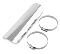 BBMZSM 1pcs Universal Motorcycle Exhaust Pipe Heat Shield Cover Muffler Protector Guard for Moto with 50-70mm Diameter .D26