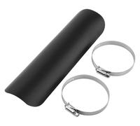 BBMZSM 1pcs Universal Motorcycle Exhaust Pipe Heat Shield Cover Muffler Protector Guard for Moto with 50-70mm Diameter .D26