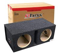 Bbox - Box subwoofer doppio ventilato da 30,5 cm - Pro Audio Tuned Dual Car Subwoofer Box & Enclosure - Premium Subwoofer Box migliora la qualità audio, suono e bassi - Terminali per altoparlanti